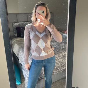 Old Navy Argyle Sweater